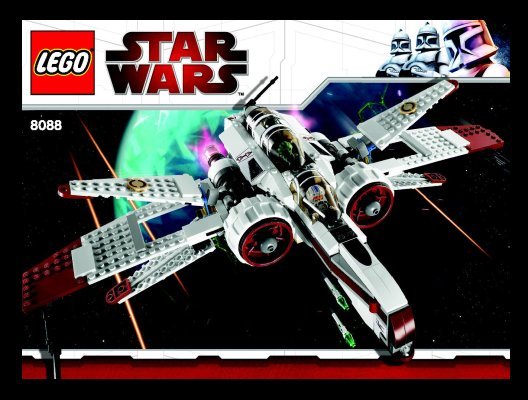 Building Instructions - LEGO - 8088 - ARC-170 Starfighter™: Page 1