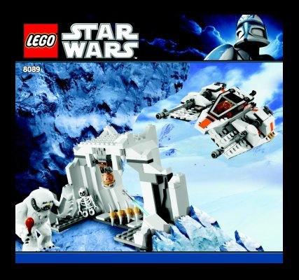 Building Instructions - LEGO - 8089 - Hoth Wampa Cave™: Page 1