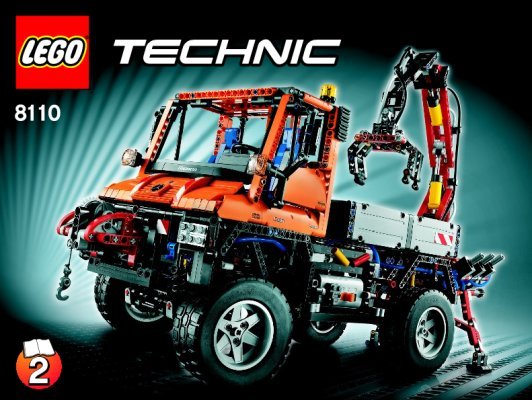 Building Instructions - LEGO - 8110 - Unimog U400: Page 1