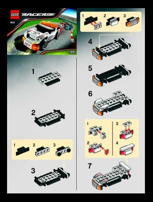 Building Instructions - LEGO - 8121 - Track Marshal: Page 1