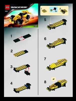 Building Instructions - LEGO - 8122 - Desert Viper: Page 1