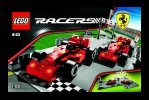 Building Instructions - LEGO - 8123 - Ferrari F1 Racers: Page 1