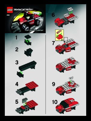 Building Instructions - LEGO - 8130 - Terrain Crusher: Page 1