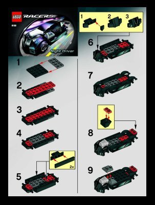 Building Instructions - LEGO - 8132 - Night Driver: Page 1