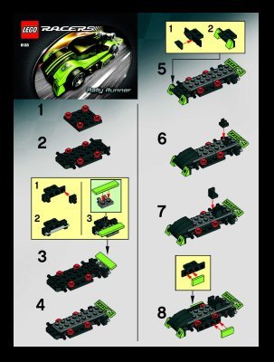 Building Instructions - LEGO - 8133 - Rally Runner: Page 1