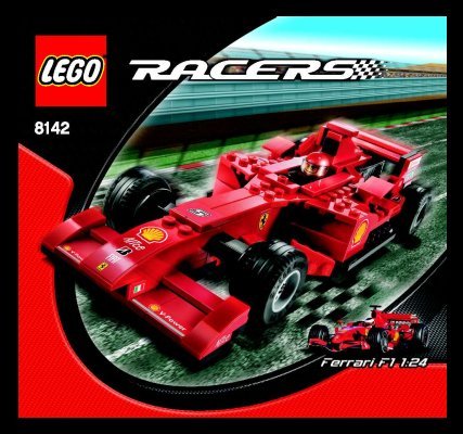 Building Instructions - LEGO - 8142 - Ferrari F1 1:24: Page 1