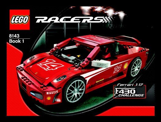 Building Instructions - LEGO - 8143 - Ferrari F430 Challenge: Page 1