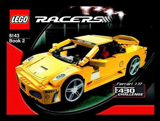 Building Instructions - LEGO - 8143 - Ferrari F430 Challenge: Page 1