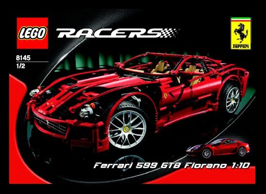 Building Instructions - LEGO - 8145 - Ferrari 599 GTB Fiorano: Page 1