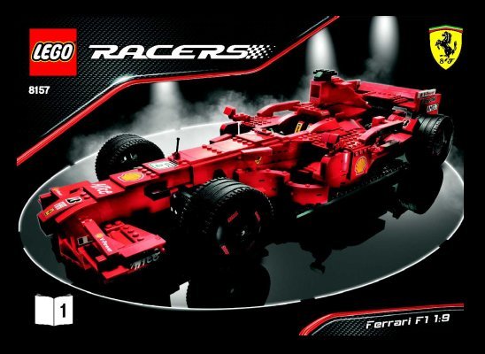 Building Instructions - LEGO - 8157 - Ferrari F1 1:9: Page 1