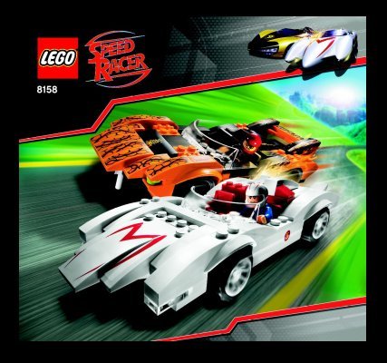 Building Instructions - LEGO - 8158 - Speed Racer & Snake Oiler: Page 1