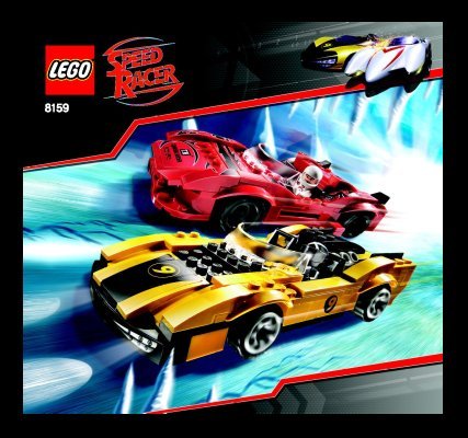 Building Instructions - LEGO - 8159 - Racer X & Taejo Togokhan: Page 1