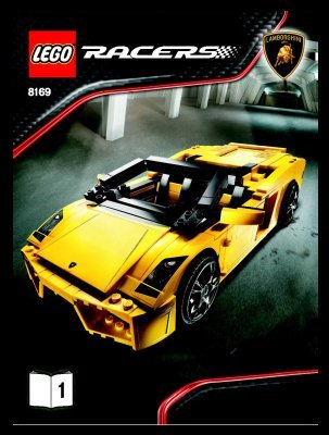 Building Instructions - LEGO - 8169 - Lamborghini Gallardo LP560-4: Page 1