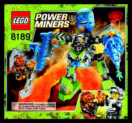 Building Instructions - LEGO - 8189 - Magma Mech: Page 1