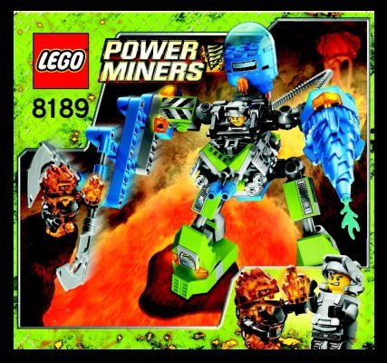 Building Instructions - LEGO - 8189 - Magma Mech: Page 1