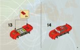 Building Instructions - LEGO - Cars - 8200 - Radiator Springs Lightning McQueen: Page 9