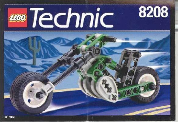 Building Instructions - LEGO - 8208 - MOTOR BIKE: Page 1