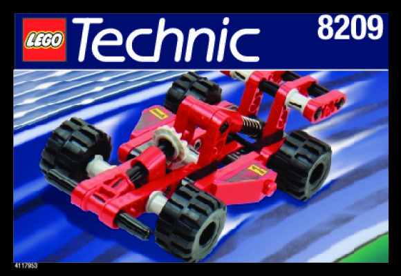 Building Instructions - LEGO - 8209 - RACER: Page 1