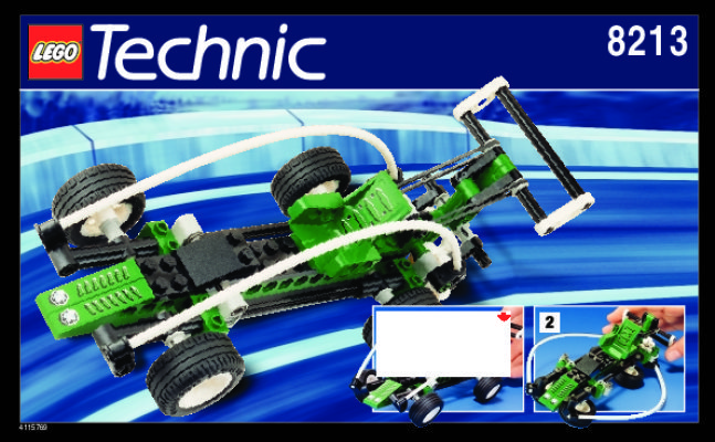 Building Instructions - LEGO - 8213 - Ultimate Convertible: Page 1