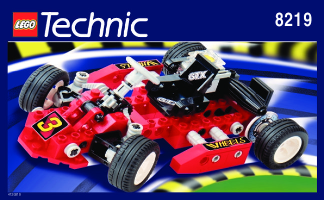 Building Instructions - LEGO - 8219 - GO-CART: Page 1