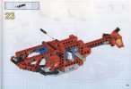 Building Instructions - LEGO - 8232 - HELICOPTER WITH PRESS AND PLAY: Page 23