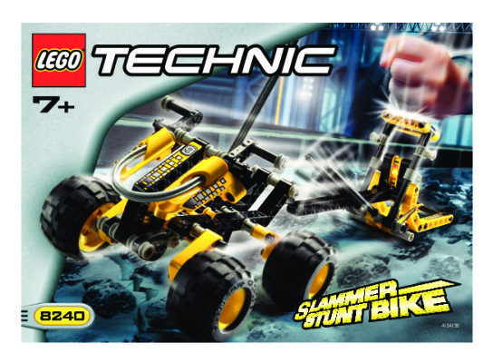 Building Instructions - LEGO - 8240 - Slammer Stunt Bike: Page 1