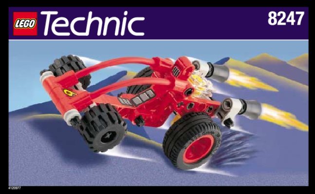 Building Instructions - LEGO - 8247 - Turbo Buggy: Page 1