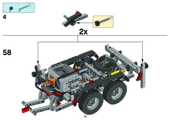 Building Instructions - LEGO - 8258 - Crane Truck: Page 1