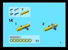 Building Instructions - LEGO - 8259 - Mini Bulldozer: Page 15