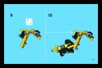 Building Instructions - LEGO - 8259 - Mini Bulldozer: Page 19