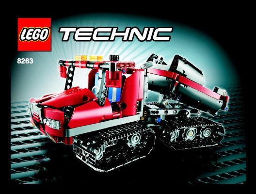 Building Instructions - LEGO - 8263 - Snow Groomer: Page 1