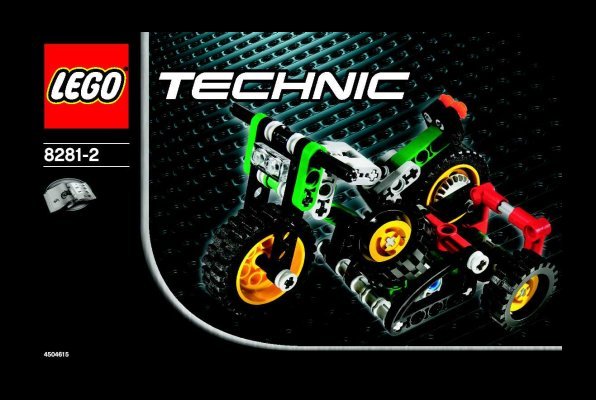 Building Instructions - LEGO - 8281 - Mini Tractor: Page 1