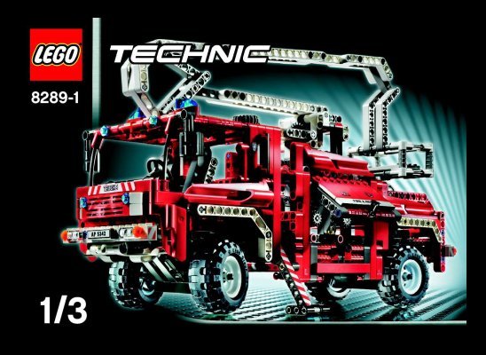 Building Instructions - LEGO - 8289 - Fire Truck: Page 1