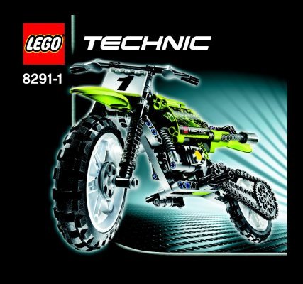 Building Instructions - LEGO - 8291 - Dirt Bike: Page 1