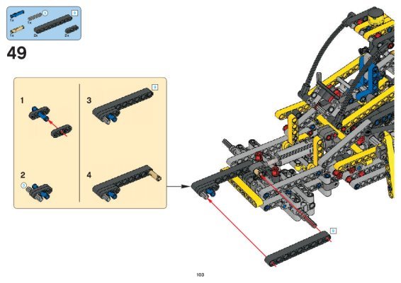 Building Instructions - LEGO - 8295 - Telescopic Handler: Page 1