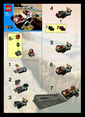 Building Instructions - LEGO - 8350 - Pro-stunt: Page 1