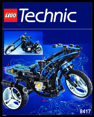 Building Instructions - LEGO - 8417 - Super Bike: Page 1