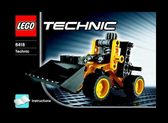 Building Instructions - LEGO - 8418 - Mini Loader: Page 1