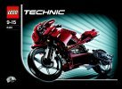 Building Instructions - LEGO - 8420 - Street Bike: Page 1