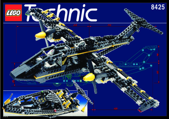 Building Instructions - LEGO - 8425 - AIRPLANE: Page 1