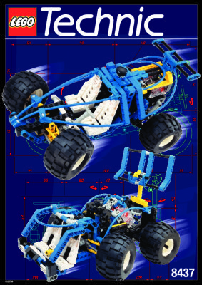 Building Instructions - LEGO - 8437 - FUTUR CAR: Page 1