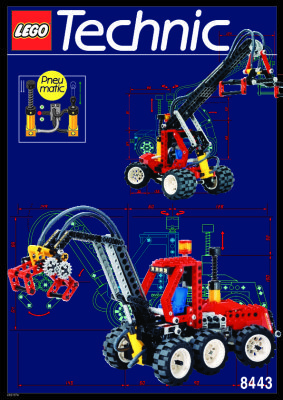 8443 - PNEUMATIC FOREST TRACTOR