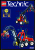 Building Instructions - LEGO - 8443 - PNEUMATIC FOREST TRACTOR: Page 1