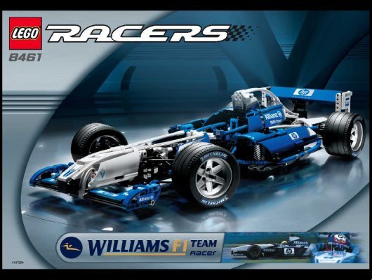 Building Instructions - LEGO - 8461 - WilliamsF1 Team Racer: Page 1