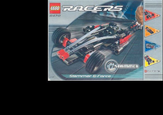 Building Instructions - LEGO - 8470 - Slammer G-Force: Page 1