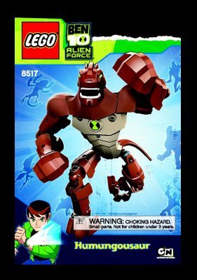 Building Instructions - LEGO - 8517 - Humungousaur: Page 1