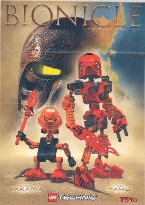 Building Instructions - LEGO - 8540 - Vakama: Page 1