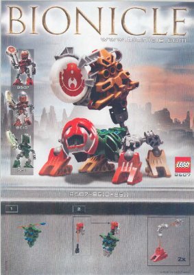 Building Instructions - LEGO - 8607 - Nuhrii: Page 1