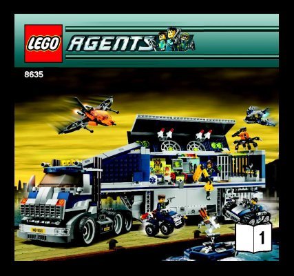 Building Instructions - LEGO - 8635 - Mobile Command Center: Page 1