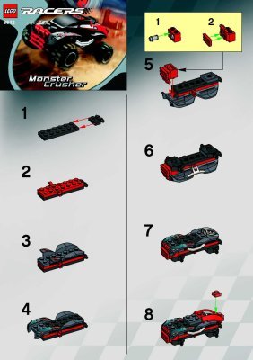 Building Instructions - LEGO - 8642 - Monster Crusher: Page 1